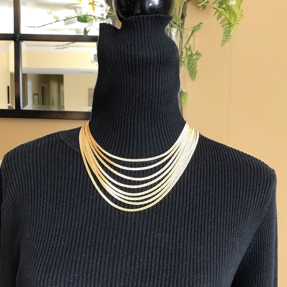 Stunning Vintage Monet bib necklace